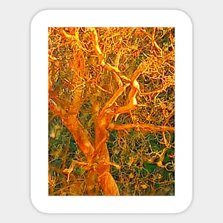 Golden Tree Sticker